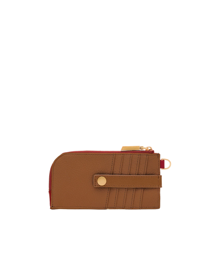 210 East Mahogany Pebble/Brushed Gold Wallet