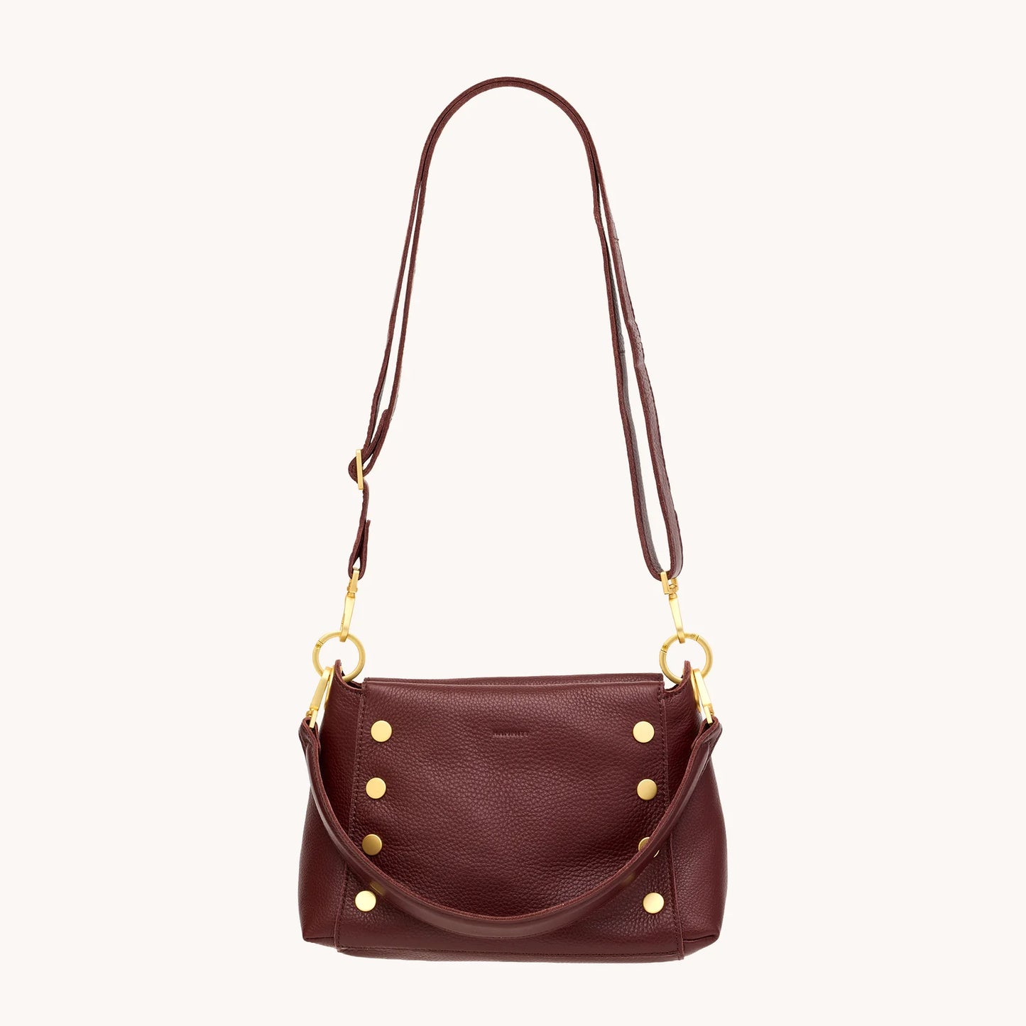 Bryant Med Cherrywood Pebble/Brushed Gold Handbag