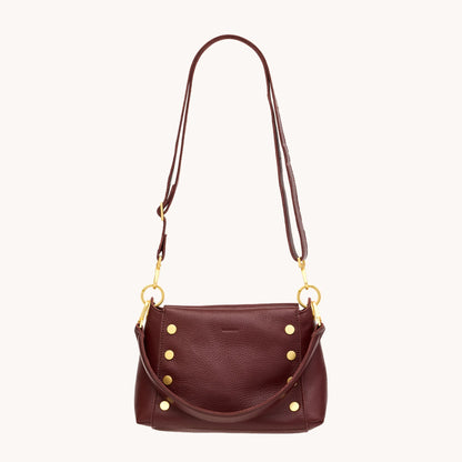 Bryant Med Cherrywood Pebble/Brushed Gold Handbag