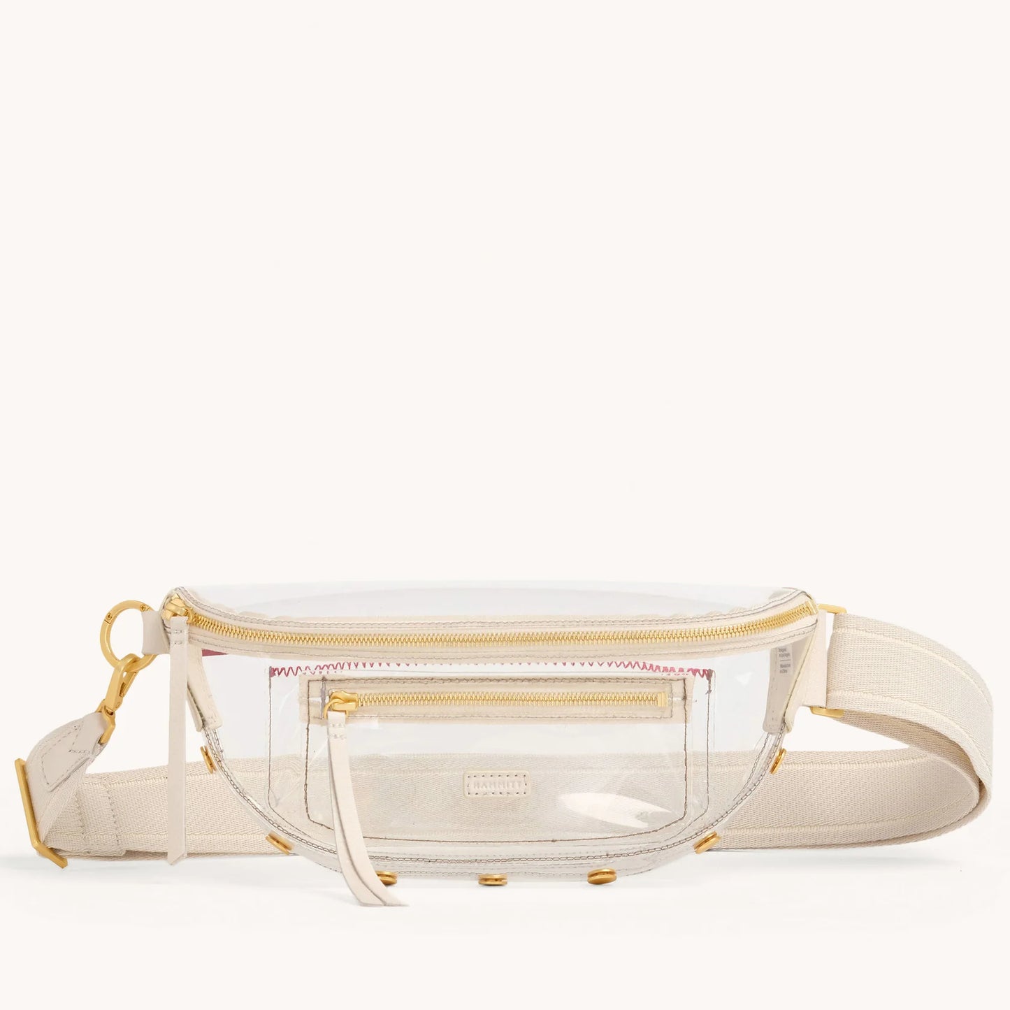 Charles Medium Clear Calla Lily White/Brushed Gold Crossbody