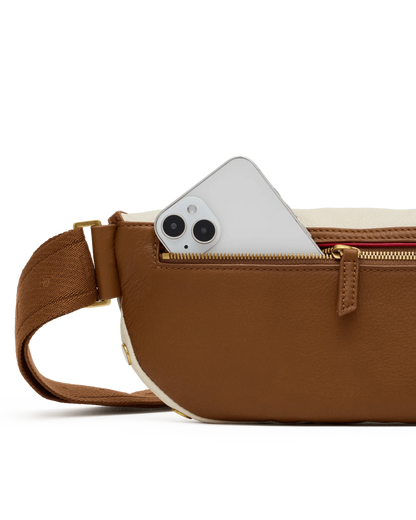 Charles Med West End/Antique Gold Crossbody