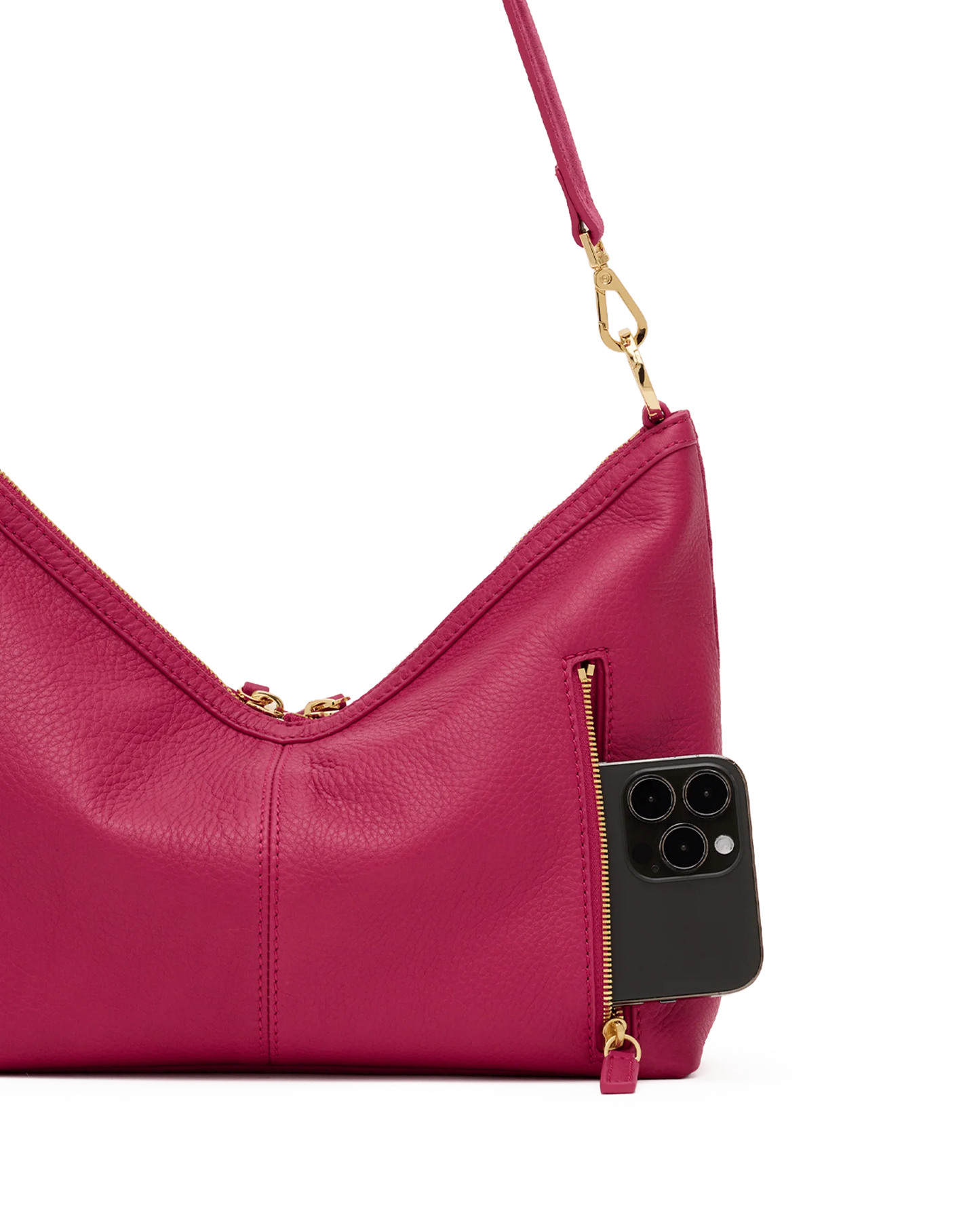 Grace Med Calypso Suede/Gold Handbag