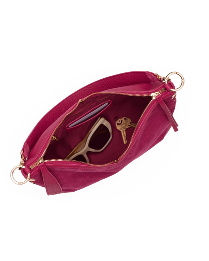Grace Med Calypso Suede/Gold Handbag