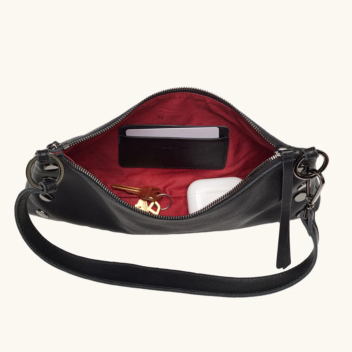 Kyle Med Black/Gunmetal Handbag
