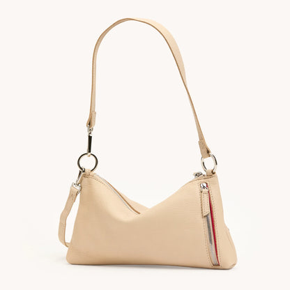 Kyle Small Limestone/Silver Handbag