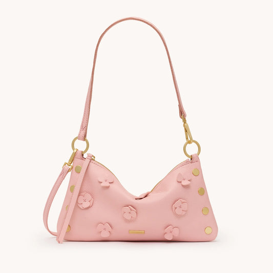 Kyle Small Flamingo Flora/Brushed Gold Handbag
