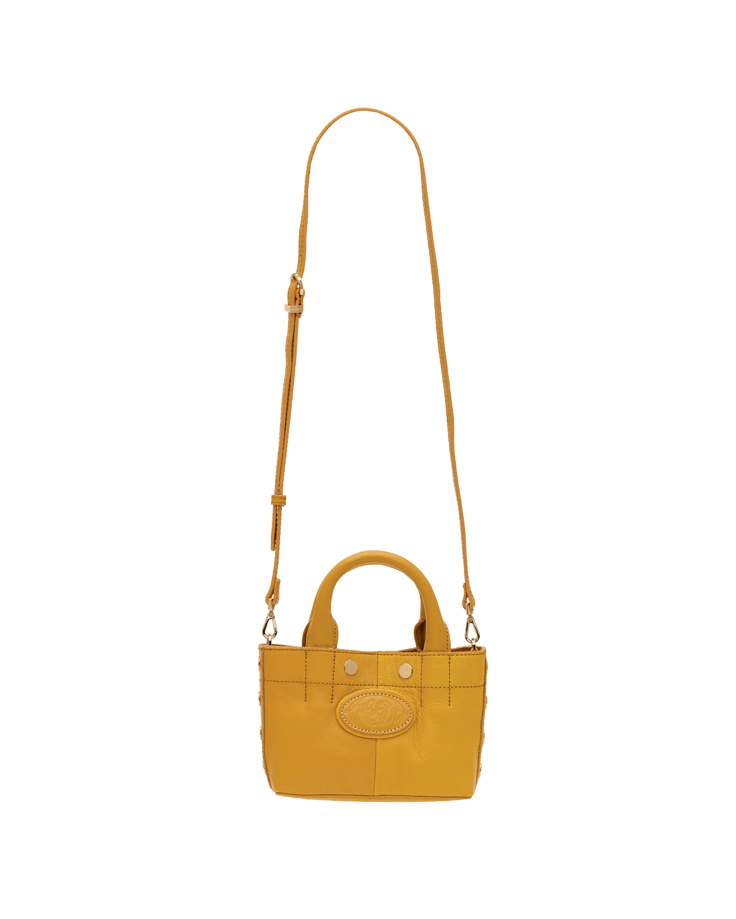 Olympia Double Yellow/Gold Mini Tote
