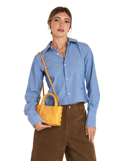 Olympia Double Yellow/Gold Mini Tote