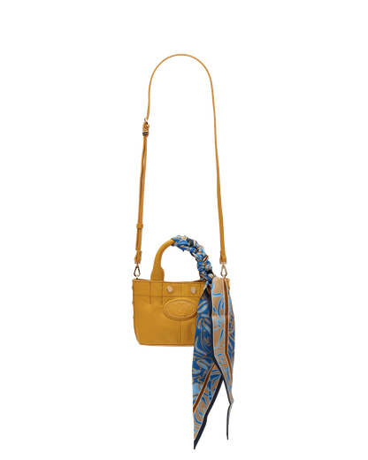 Olympia Double Yellow/Gold Mini Tote