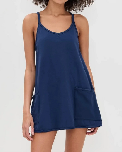 Hot Shot Mini Midnight Navy Dress