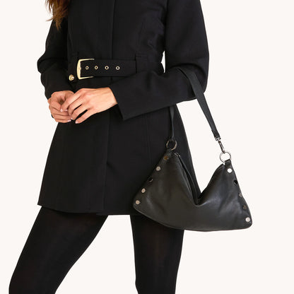 Kyle Med Black/Gunmetal Handbag