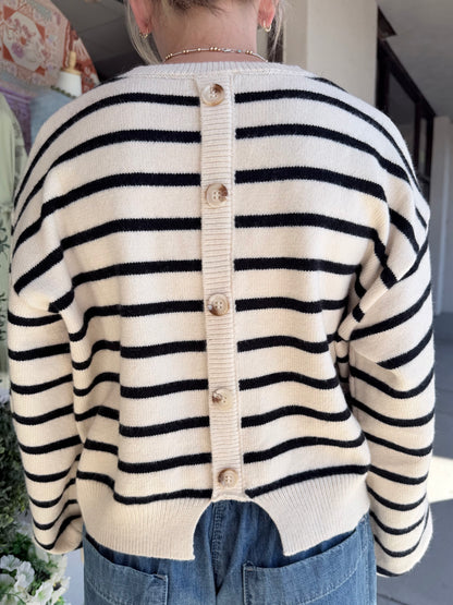 Forward Focus Black Sweater