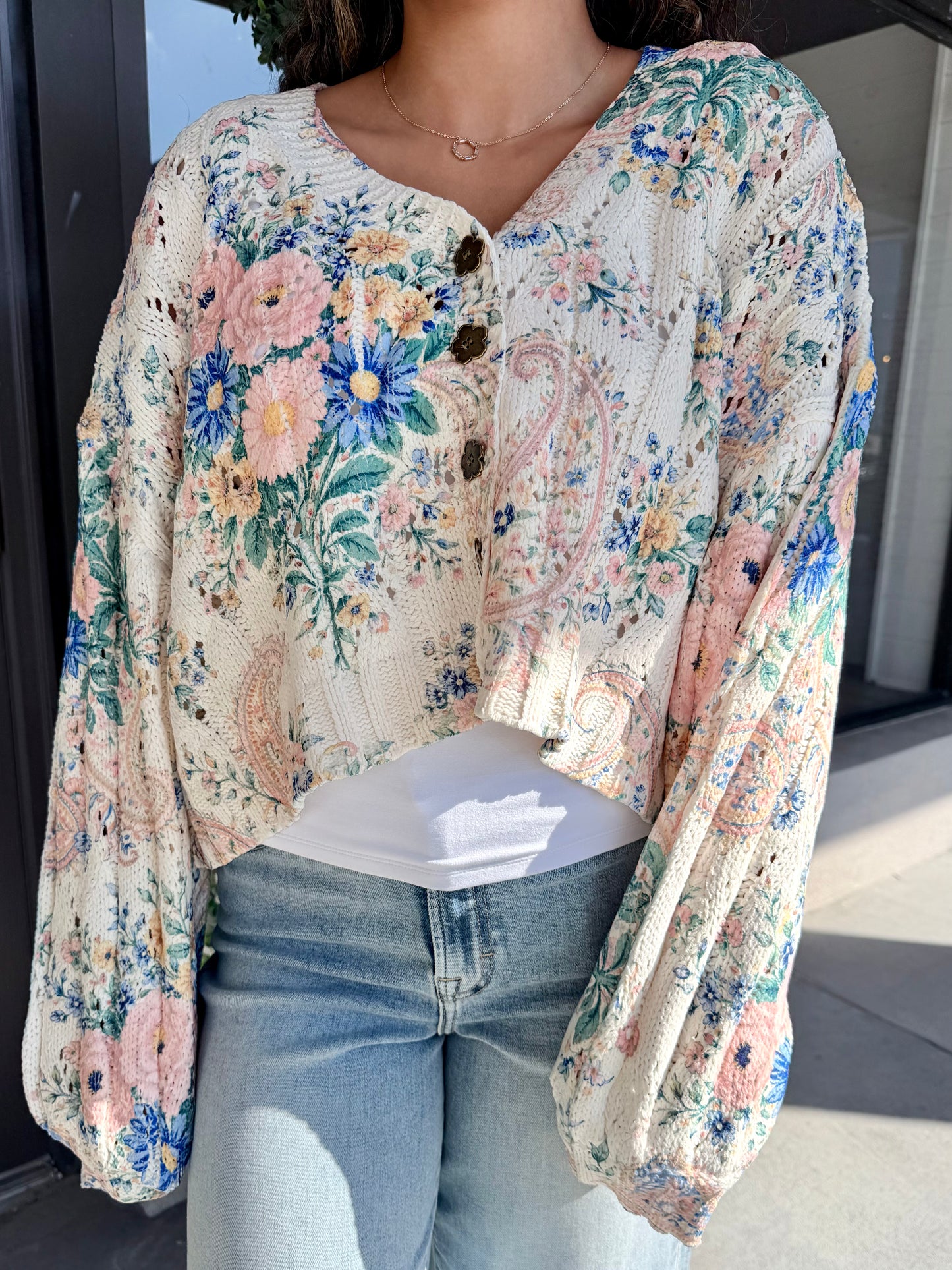 Floral Whispers Cardigan