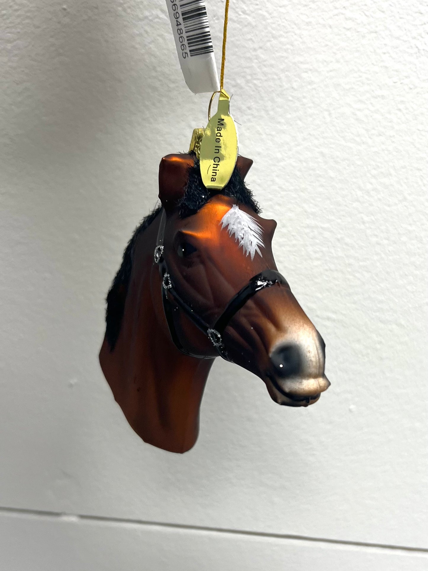 Feather Nose Horse Ornament