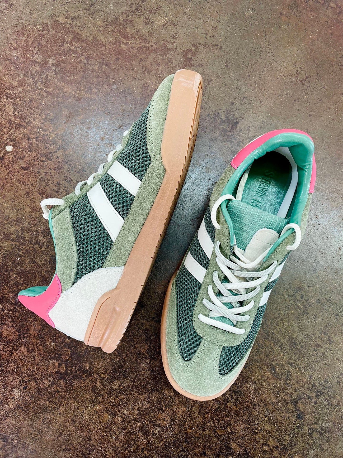 Verdict Green Multi Sneakers