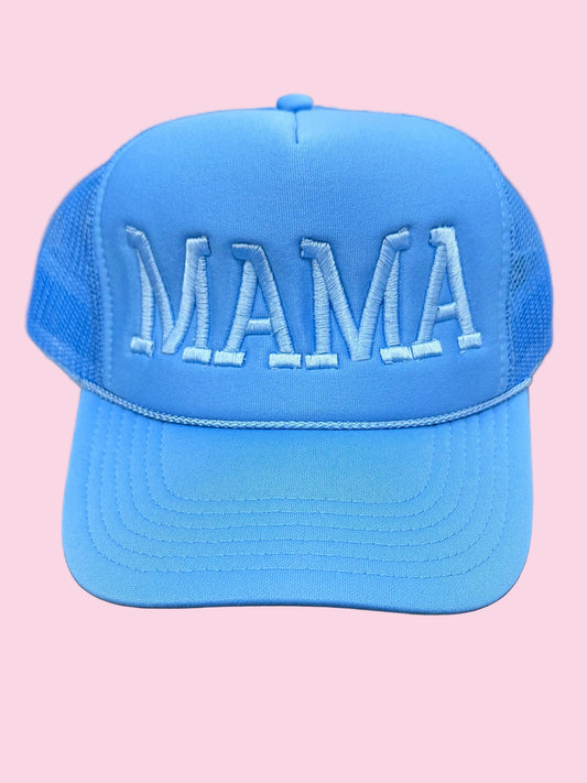 Mama Raised Blue Cap
