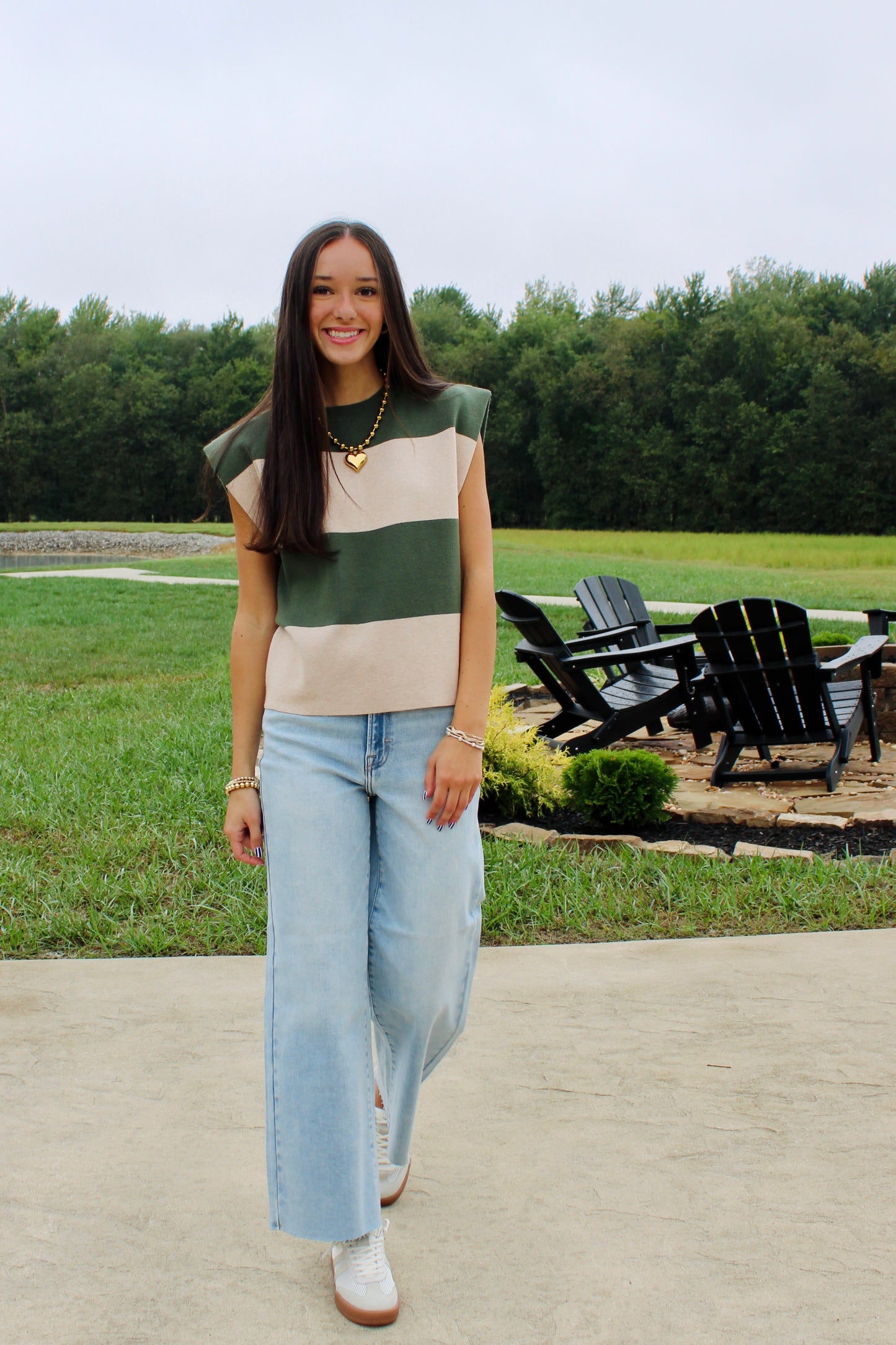 Fell for It Sweater Olive Top