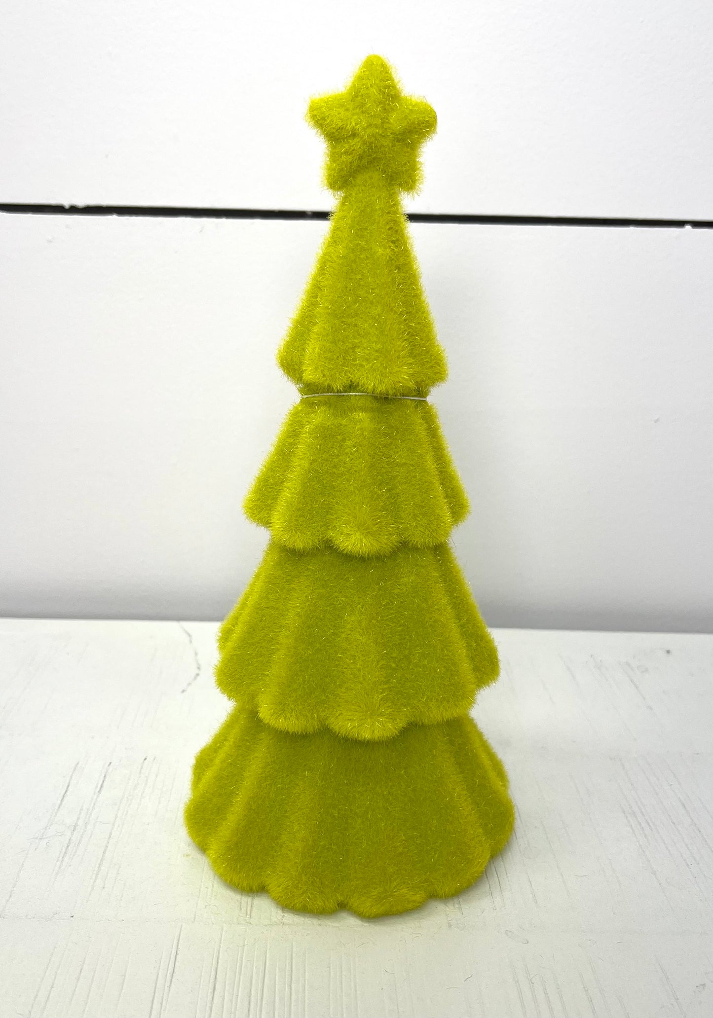 12" Lime Felt Tree Ribbon Chix