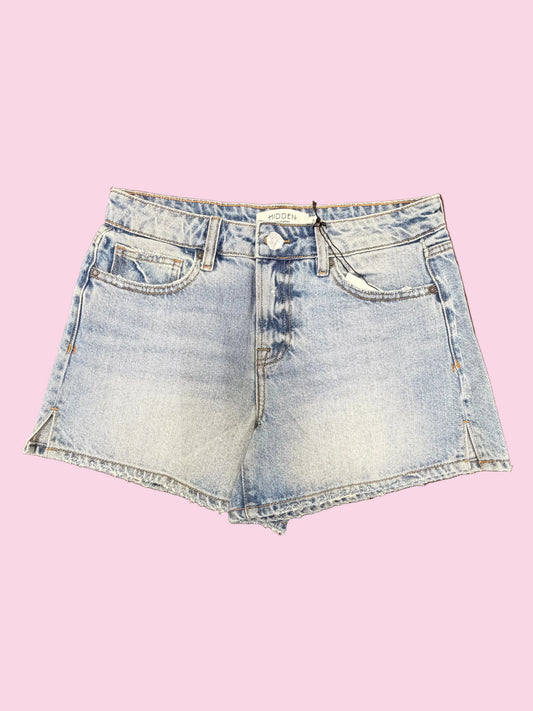 Finn Medium Blue High Rise Shorts