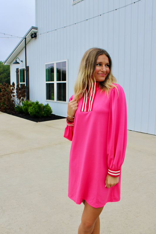 Let's Do This Hot Pink Dress