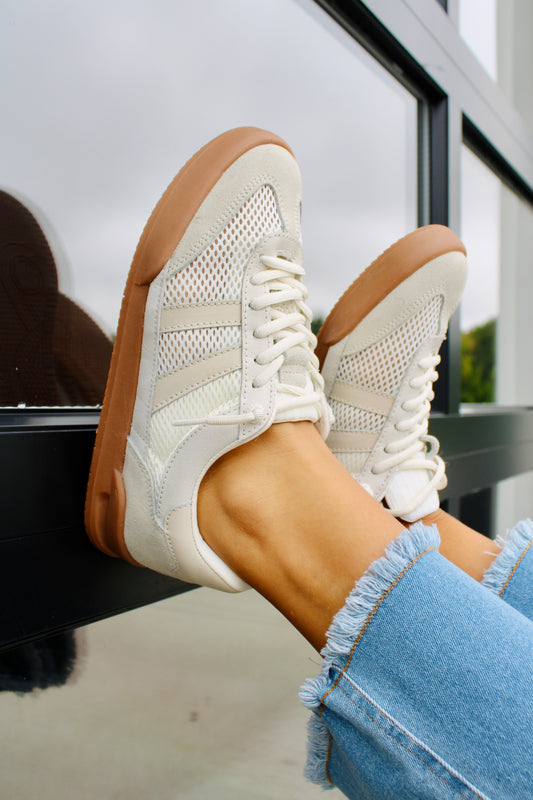 Verdict White Multi Sneakers