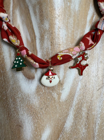 Santa Vibes Scarf Necklace