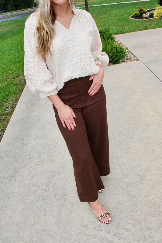 Feeling Fantastic Brown Pants