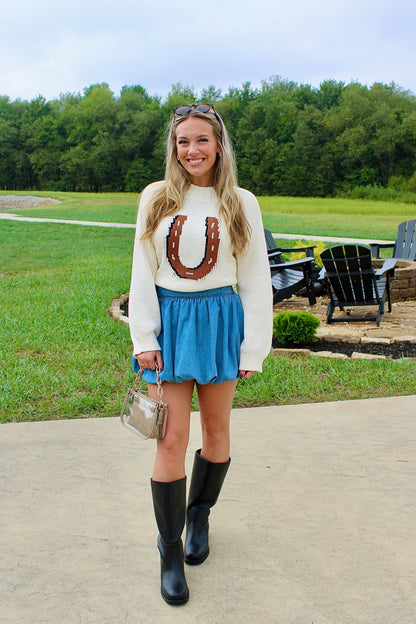 Rustic Charm Sweater