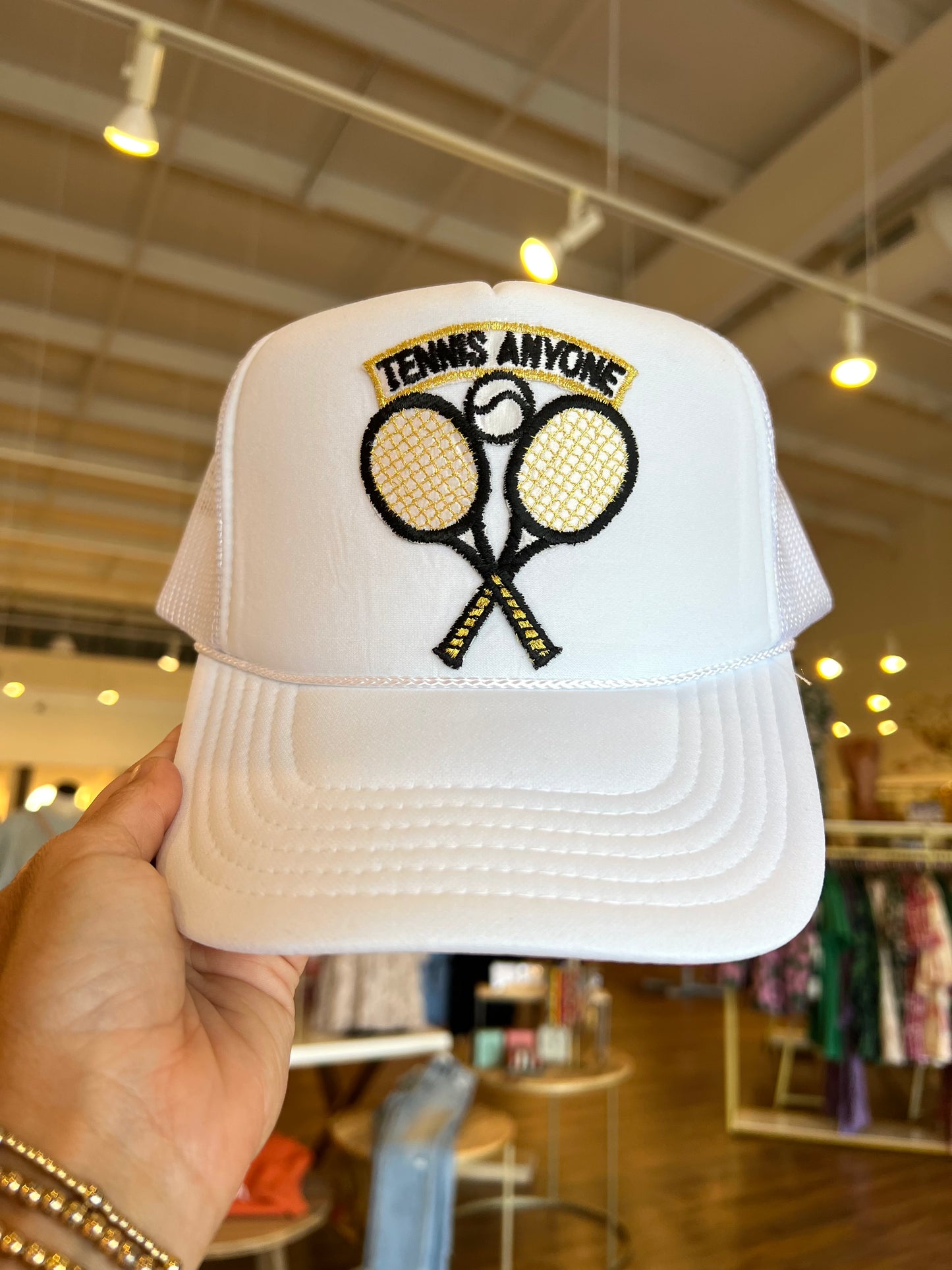 Tennis Anyone Patch Cap