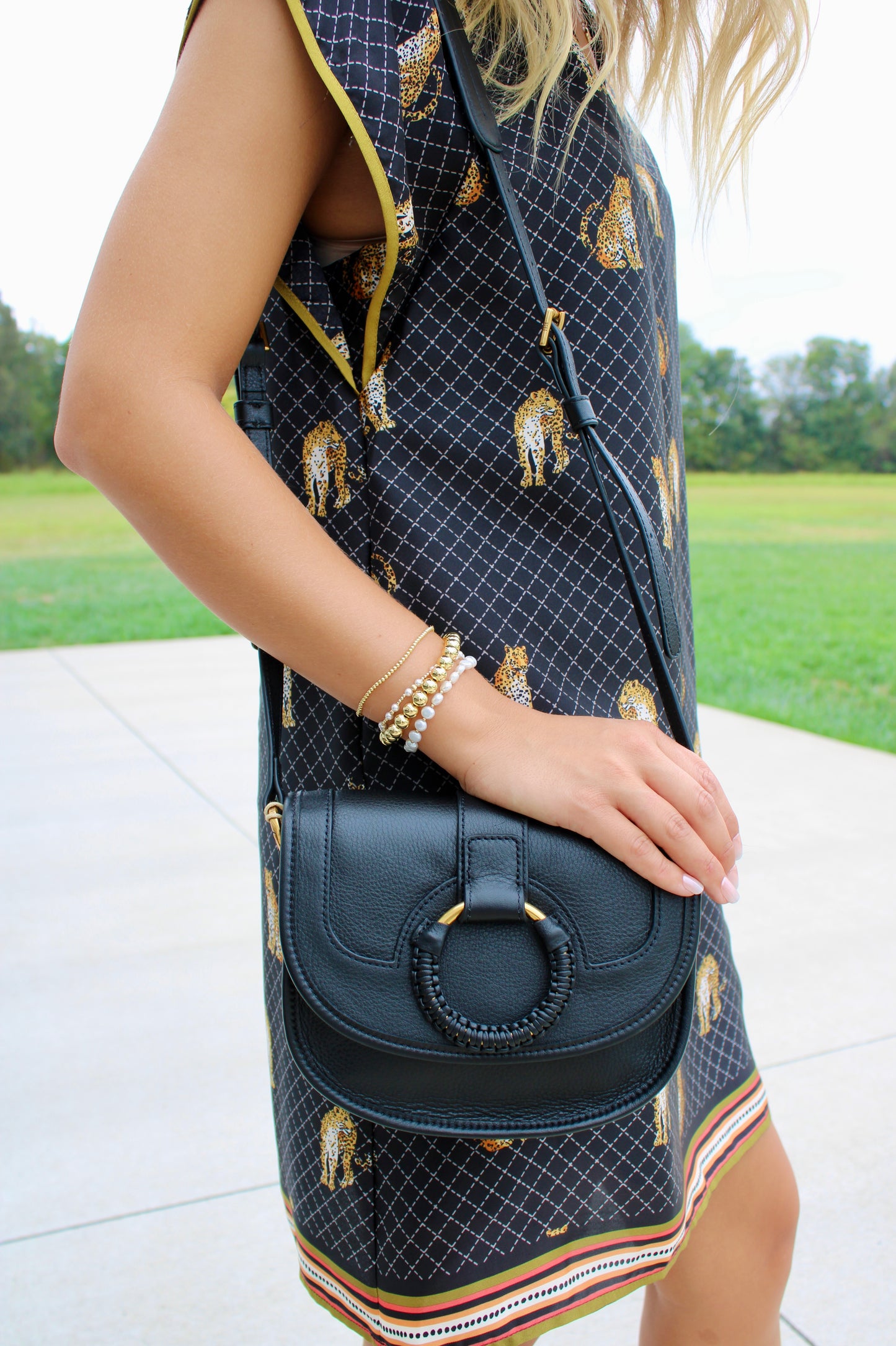 Kiva Small Black Crossbody
