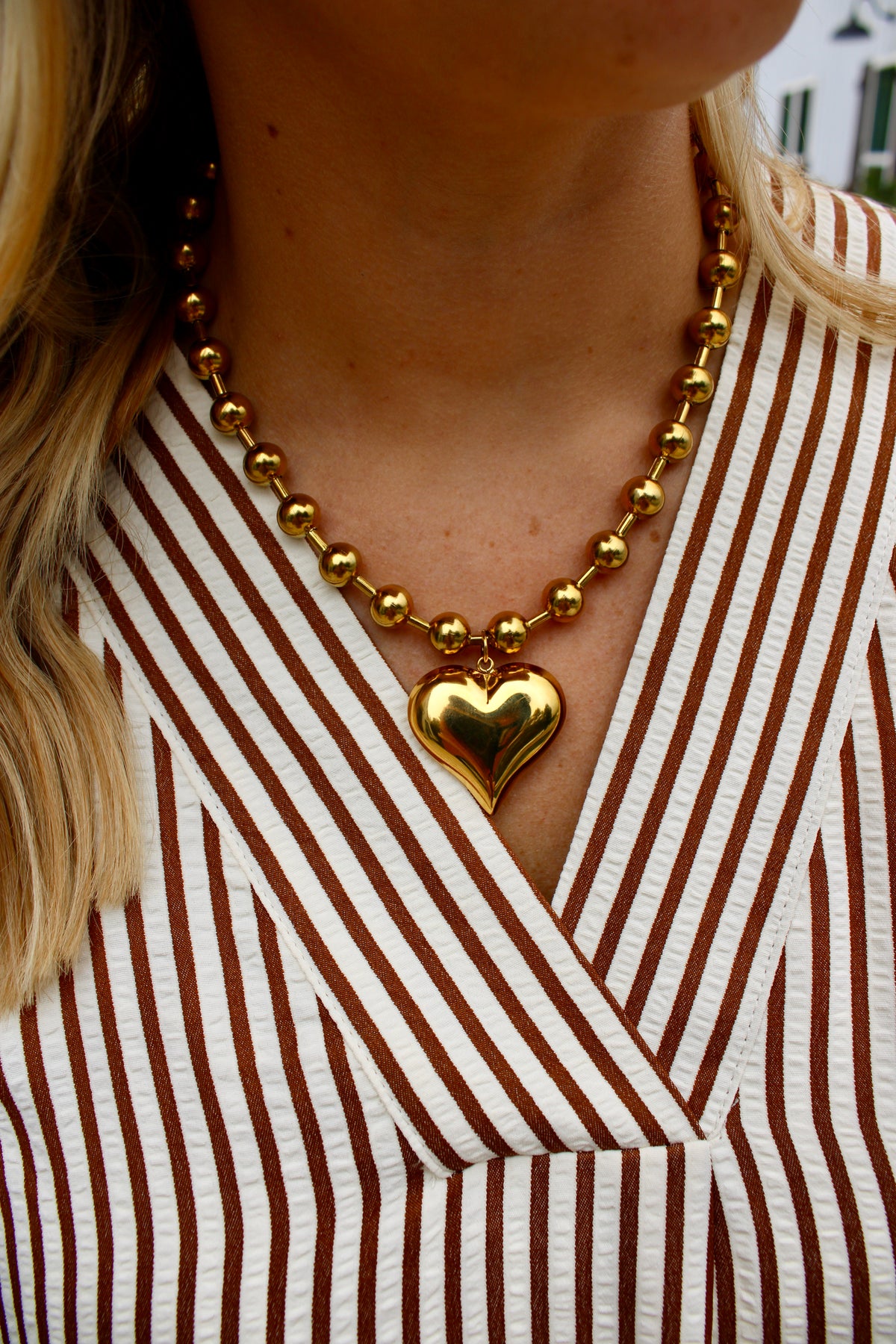 Bubble Heart Necklace
