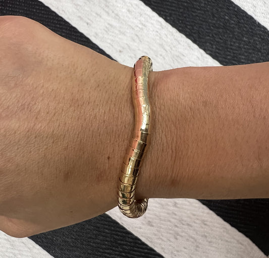 Omega Chain Gold Bracelet