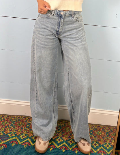 Wherever We Go Barrel Denim