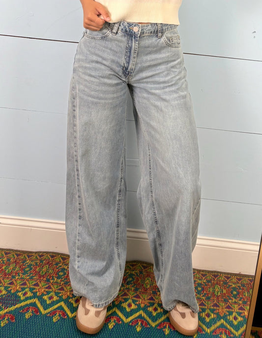 Wherever We Go Barrel Denim