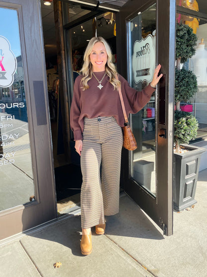 Good to Go Brown Sweater