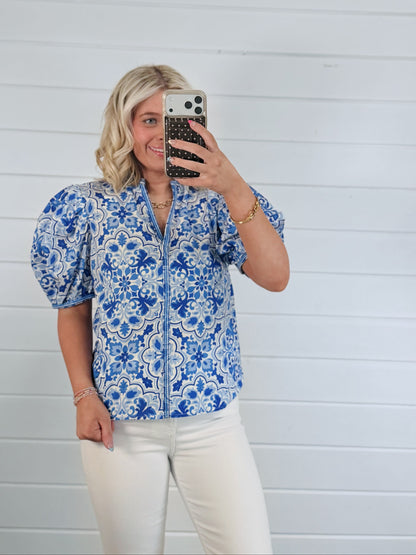 Porcelain Garden Top