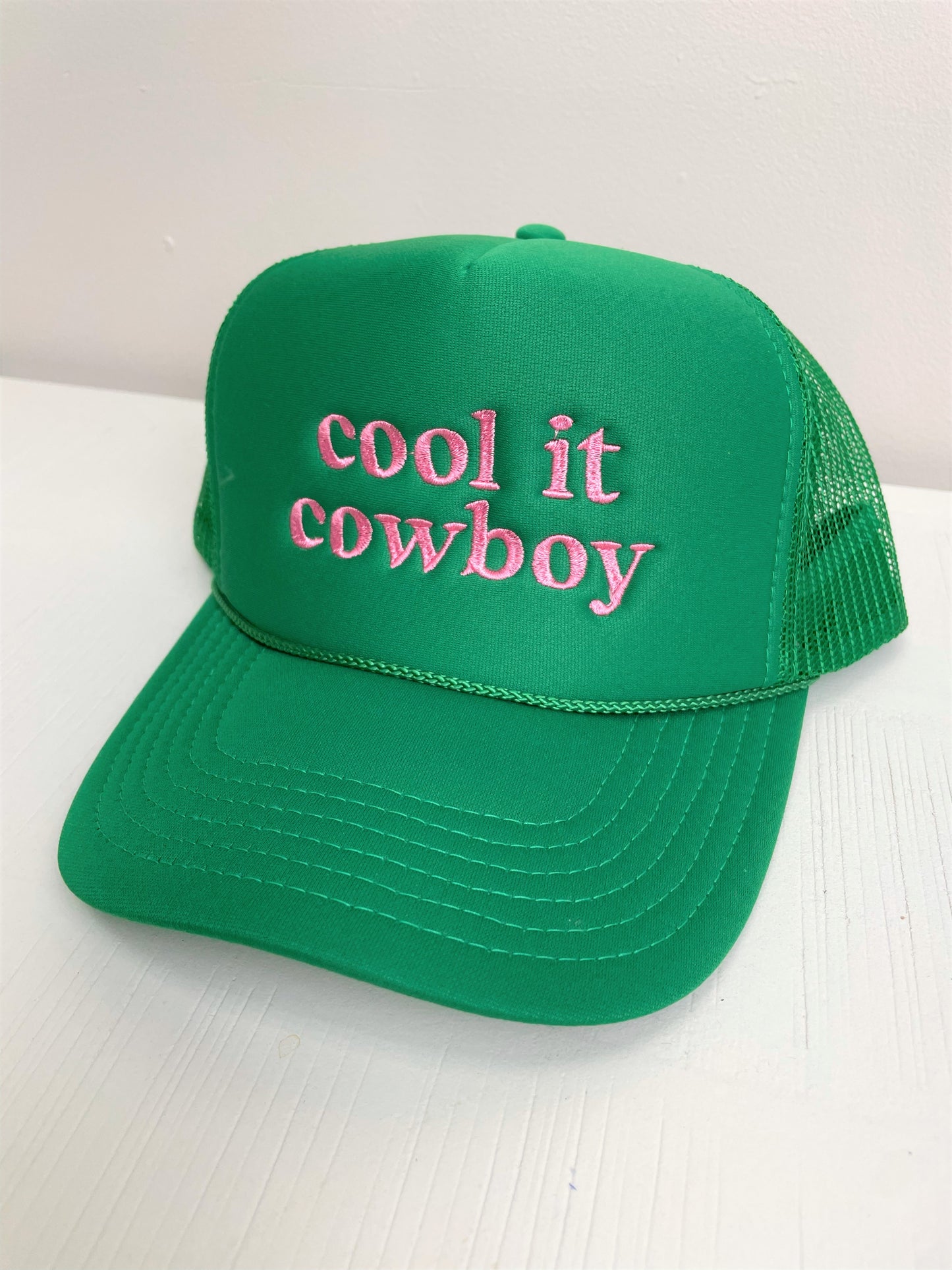 Cool It Cowboy Green Cap