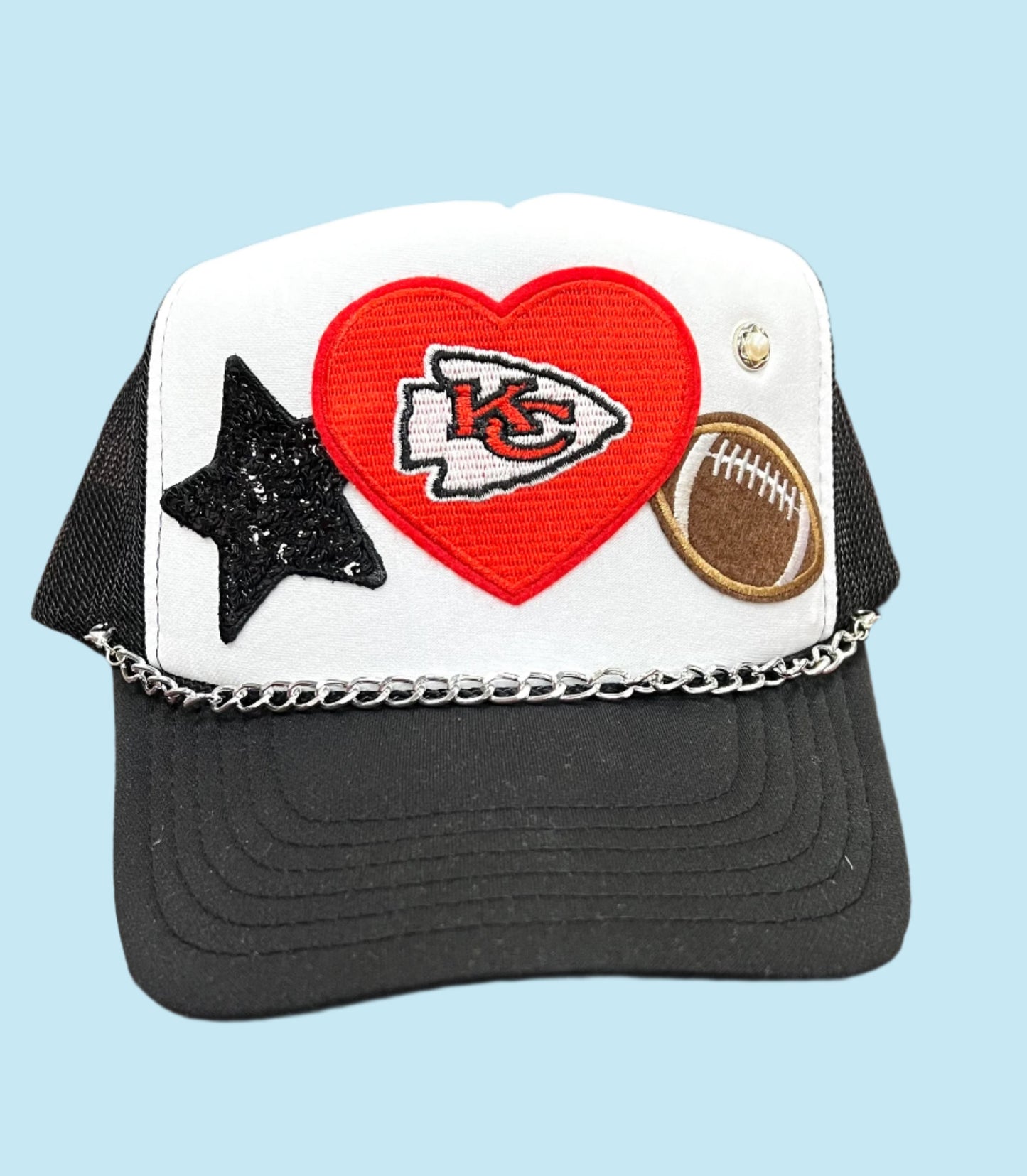 KC Love Black Patch Cap