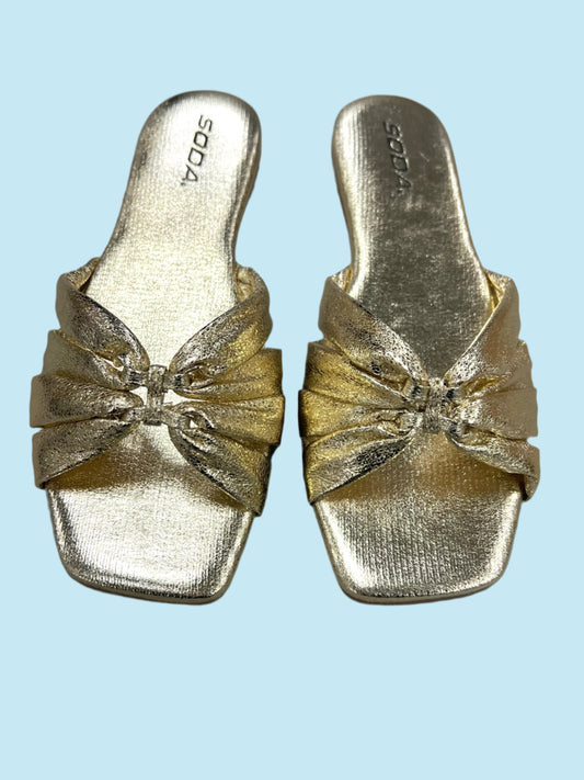 Mitzi Gold Sandal