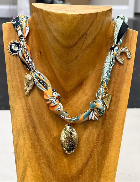 Tied Together 35 Scarf Necklace