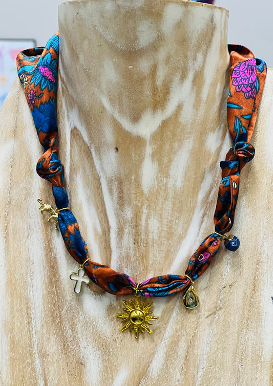 Tied Together 41 Scarf Necklace