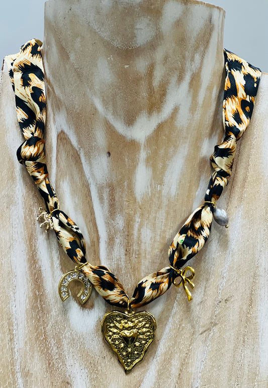 Tied Together 37 Scarf Necklace