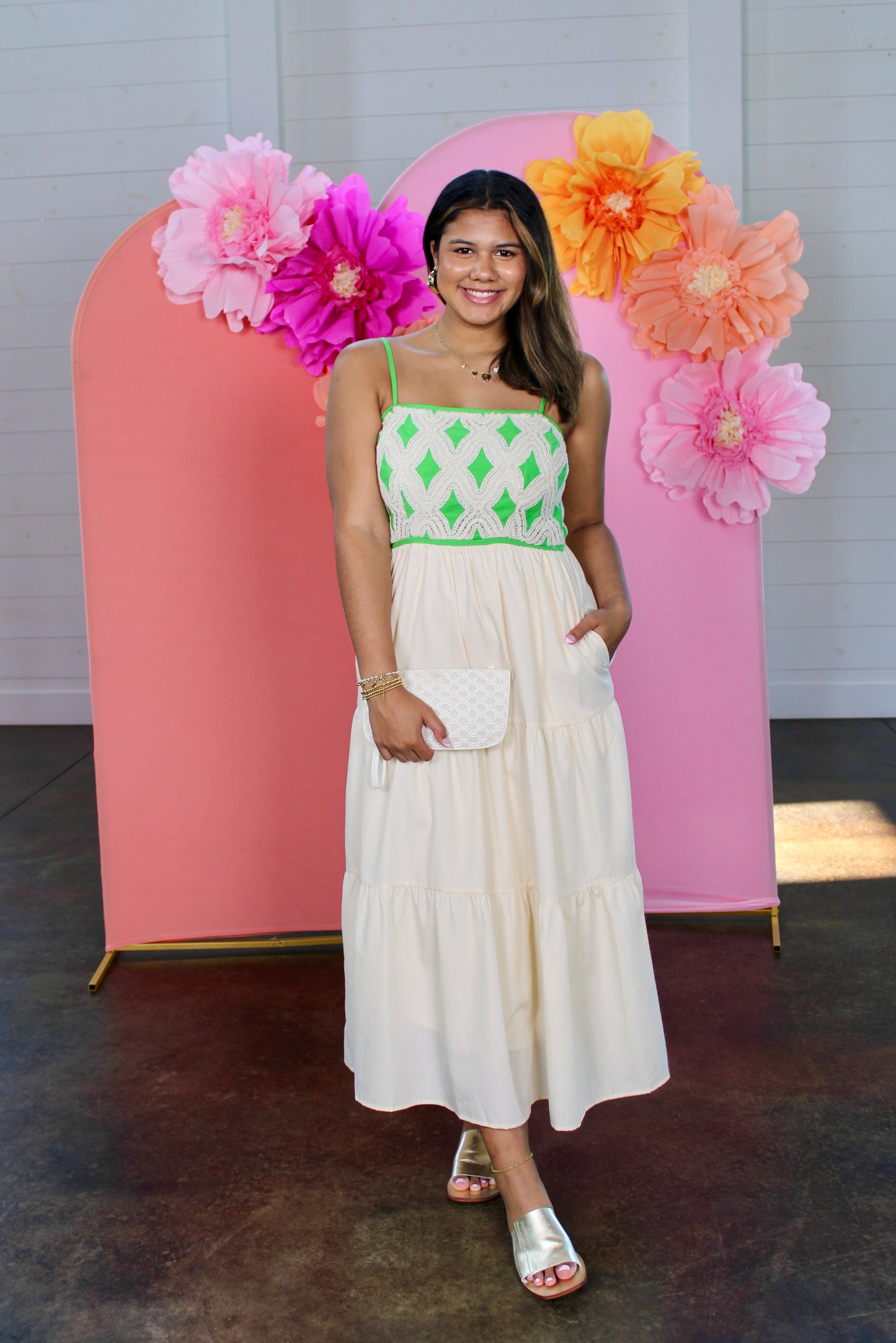 Vibrant Green Dress