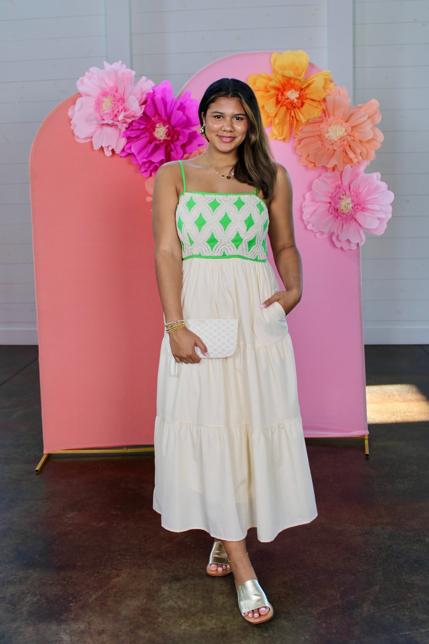 Vibrant Green Dress