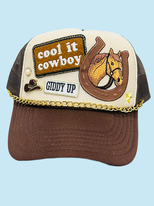 Cool it Cowboy Patch Cap