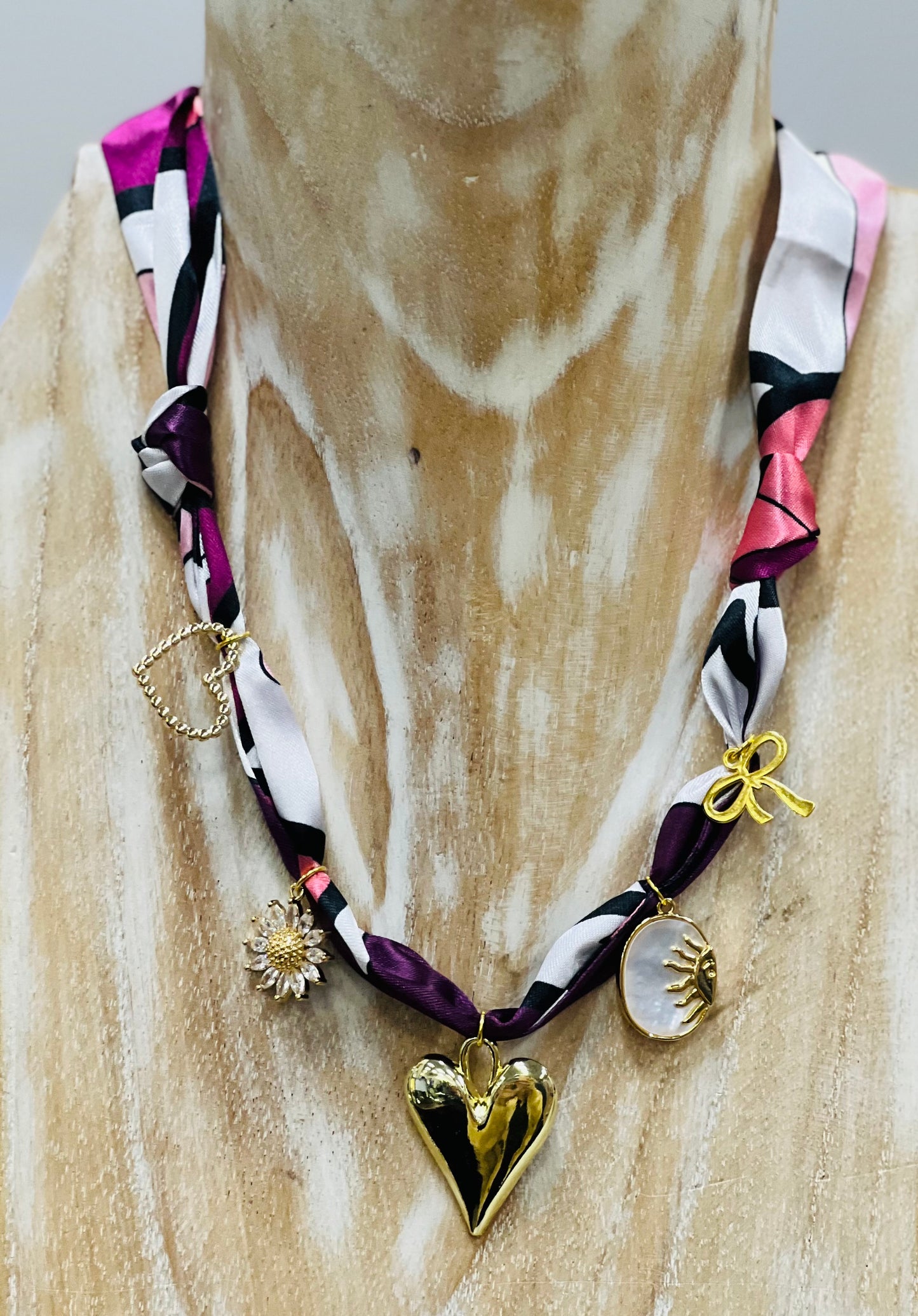 Tied Together 45 Scarf Necklace