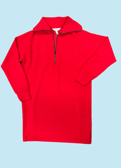 AirEssentials Half Zip Red Dress