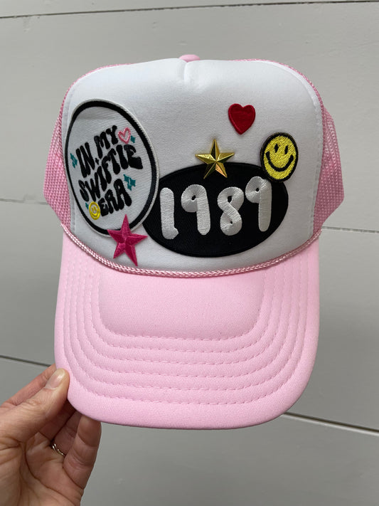 Swiftie Era Light Pink Patch Cap