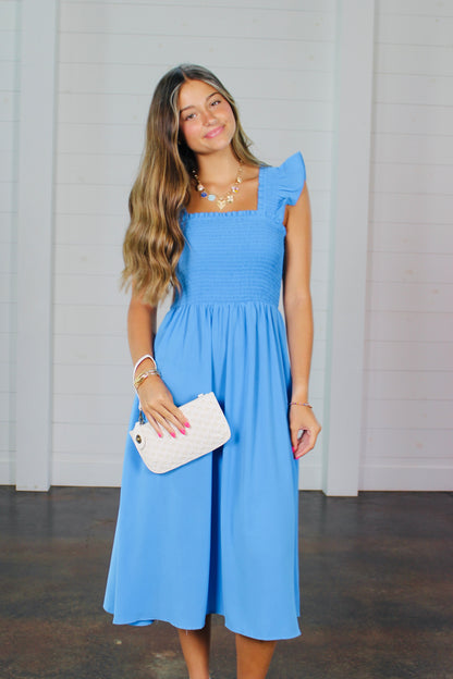 Playing it Cool Blue Dress