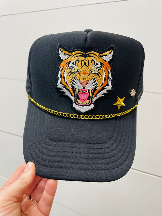 Black Tiger Patch Cap